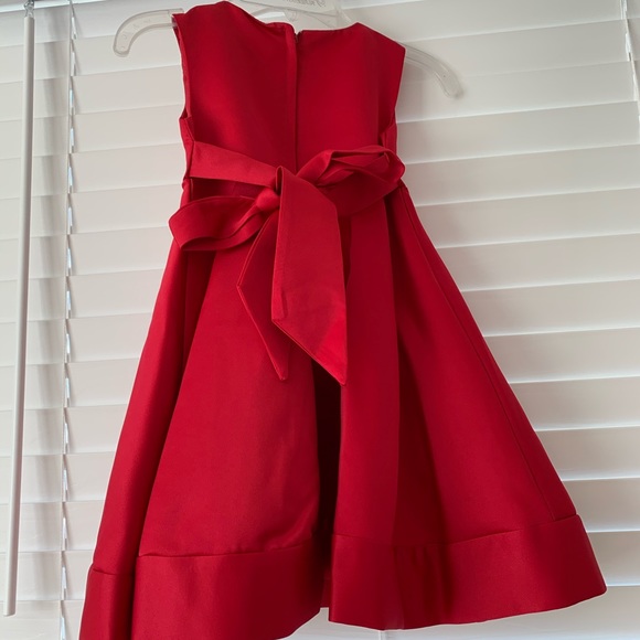Formal Red Toddler Girls’ Dress - Picture 2 of 3